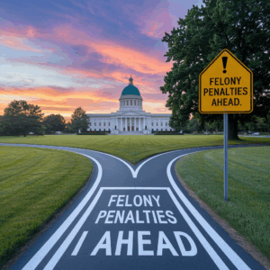 Felony Penalties Ahead