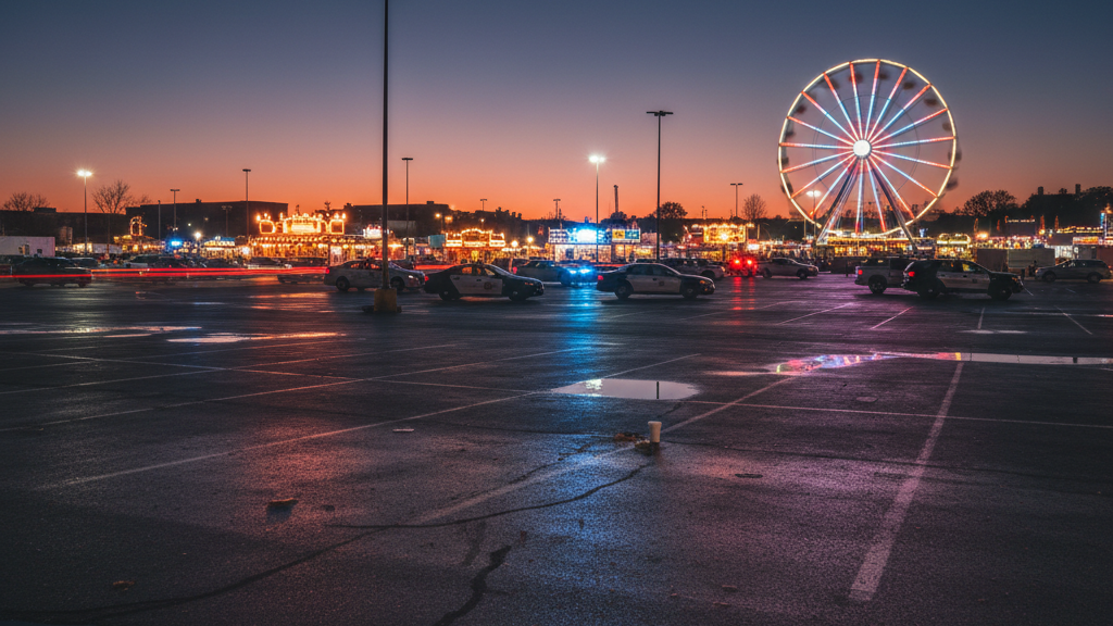 Indiana State Fairgrounds Night Scene